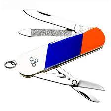 Нож складной туристический Ego tools А03,брелок,триколор R36179